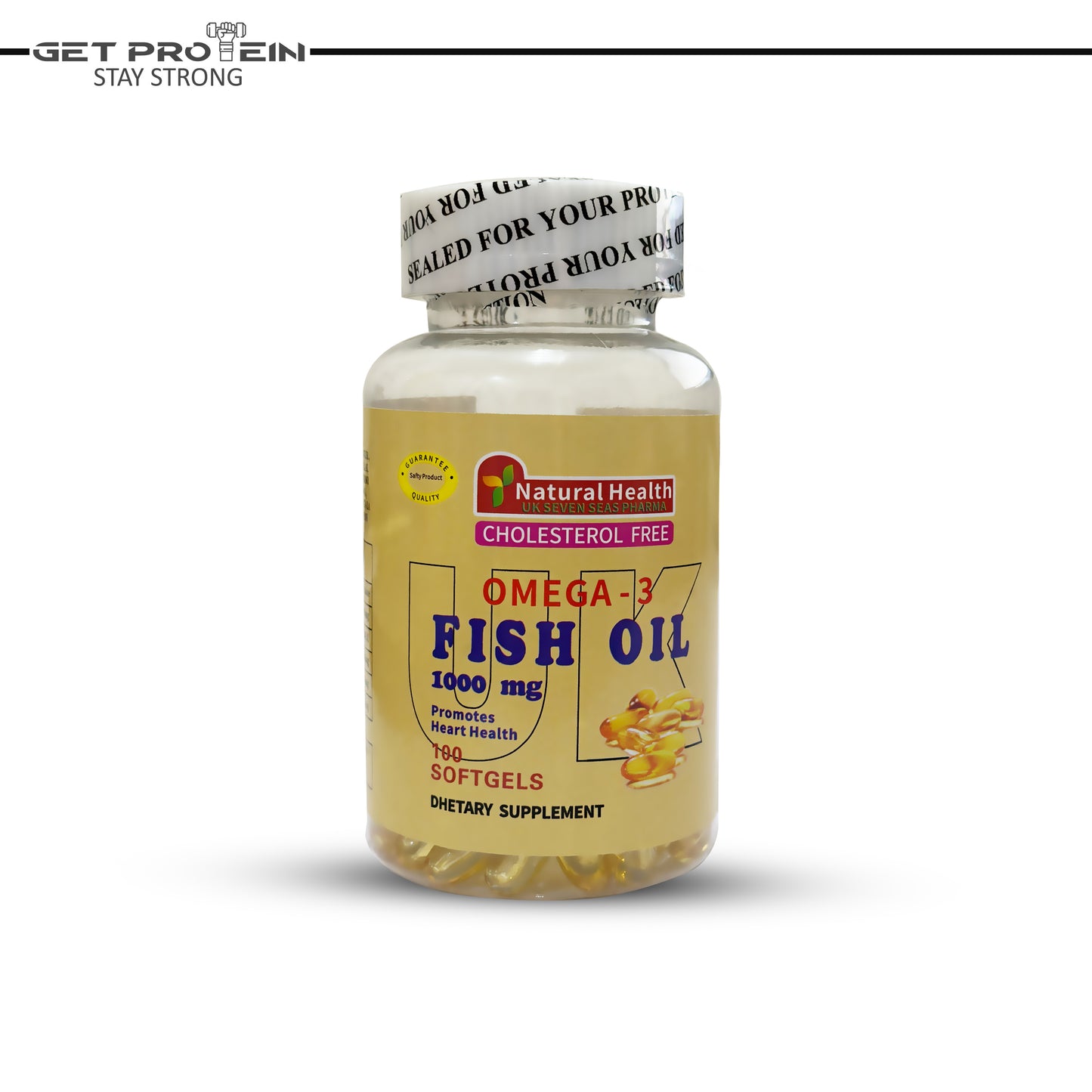 Natural Health Omega 3 Fish Oil - 100 Gels