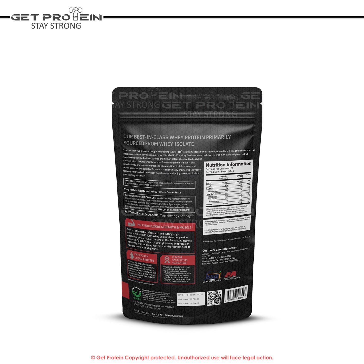 Muscle Tech Nitro Tech Whey Gold
