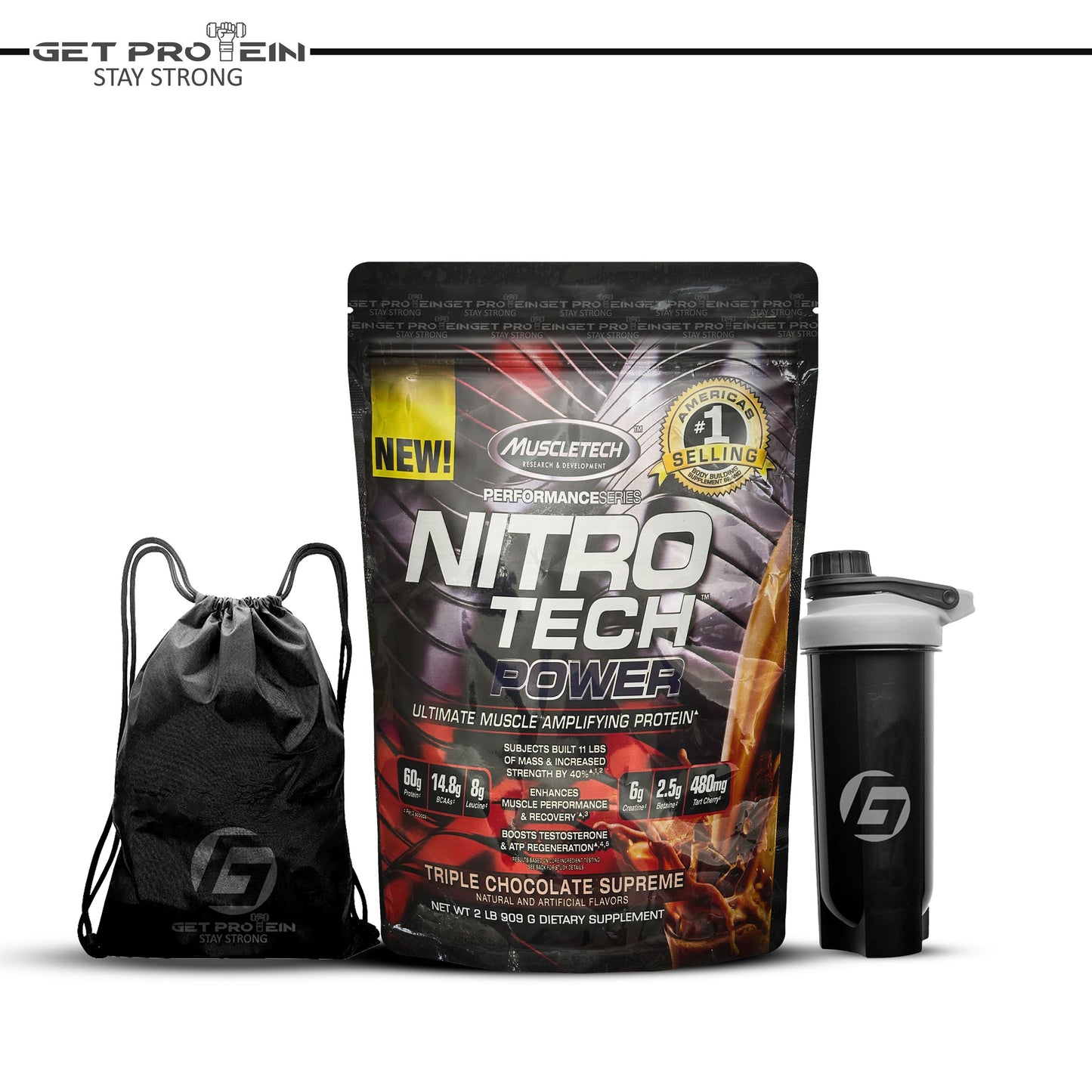 Muscle Tech Nitro Tech Power Ultimate Muscle Protien With Package